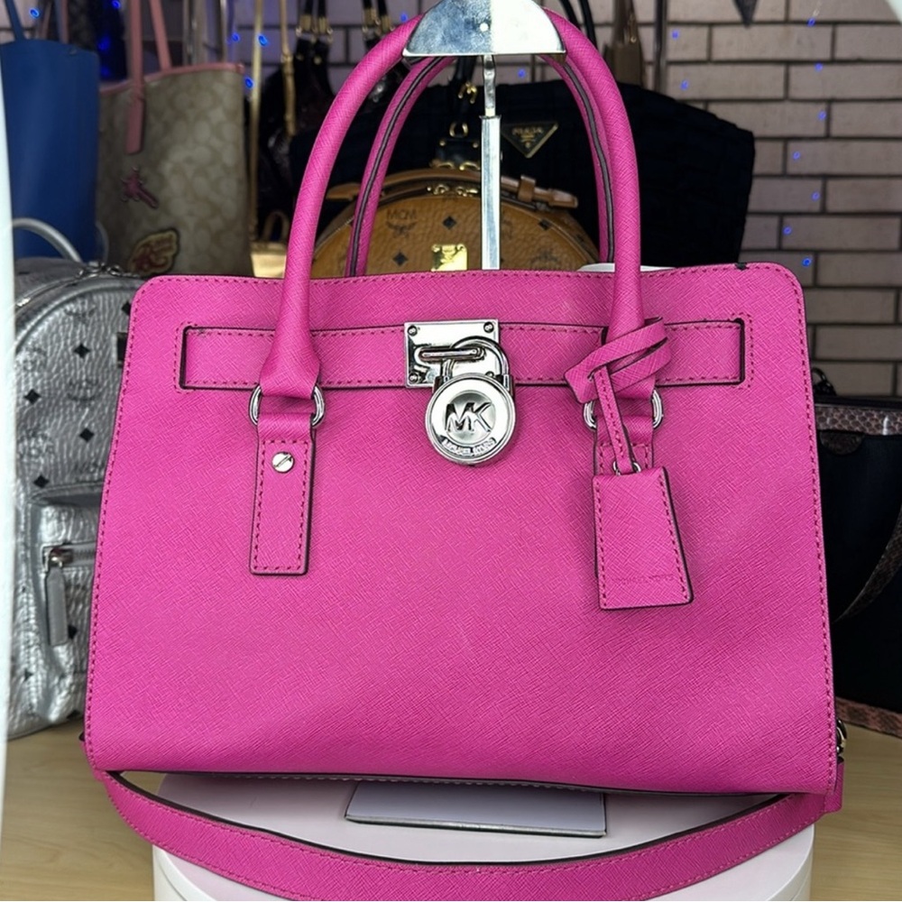 Michael Kors Hamilton Saffiano Leather Handbag-copy